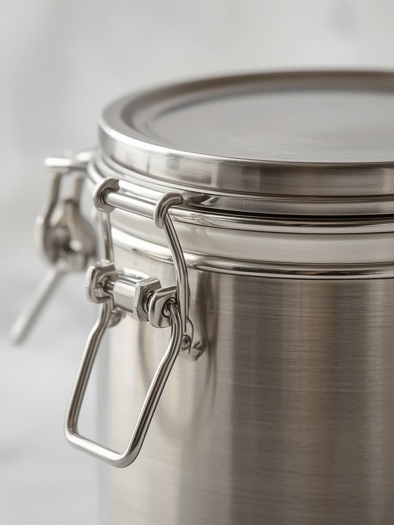 kitchen canisters in action