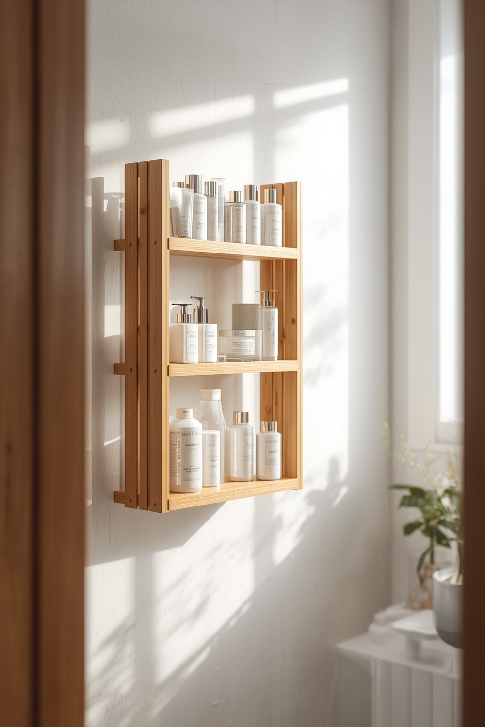 bamboo shelf product view