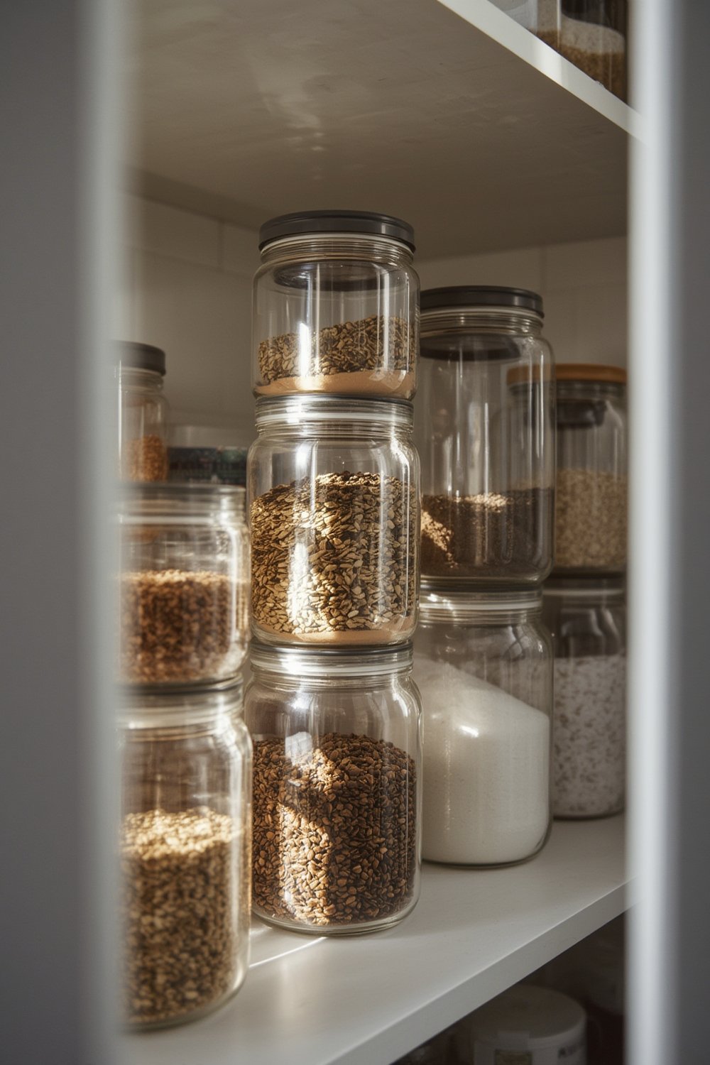 Glass Jars: 3 Ultimate Secrets For Amazing Kitchen Organization 1 glass jars product view