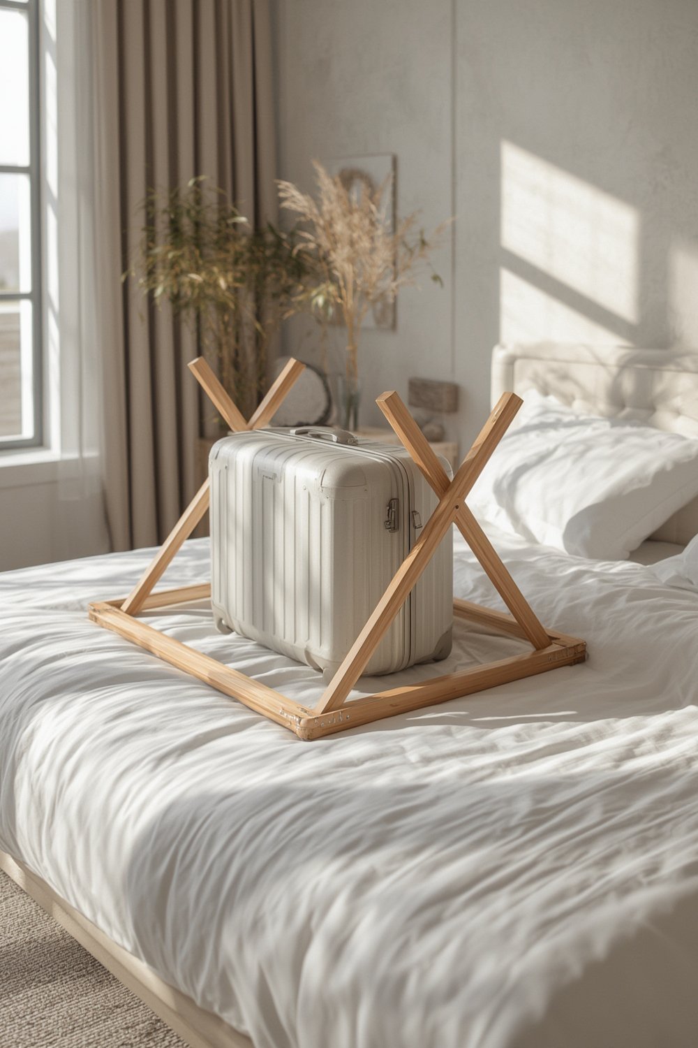 Luggage Rack: 7 Ultimate Steps for an Amazing Guest Room Solution 1 luggage rack product view