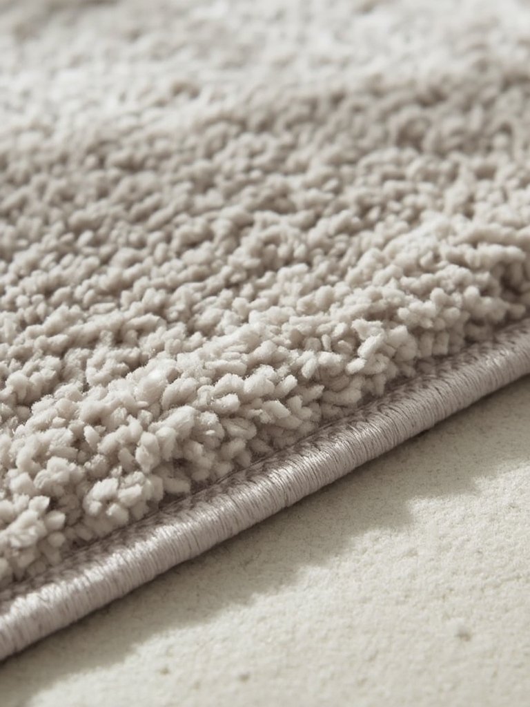chenille rug in action