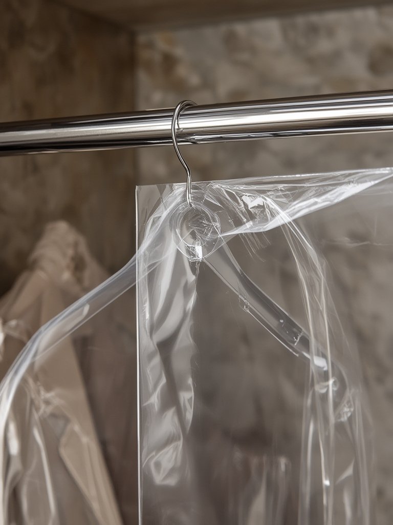 garment bags in action