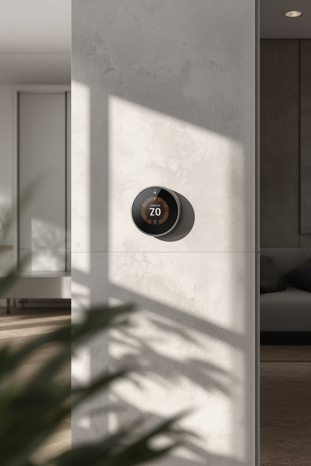 smart thermostat product view