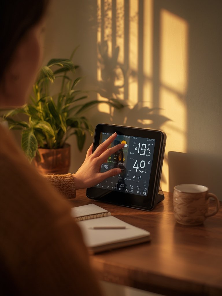 wireless home weather station product view