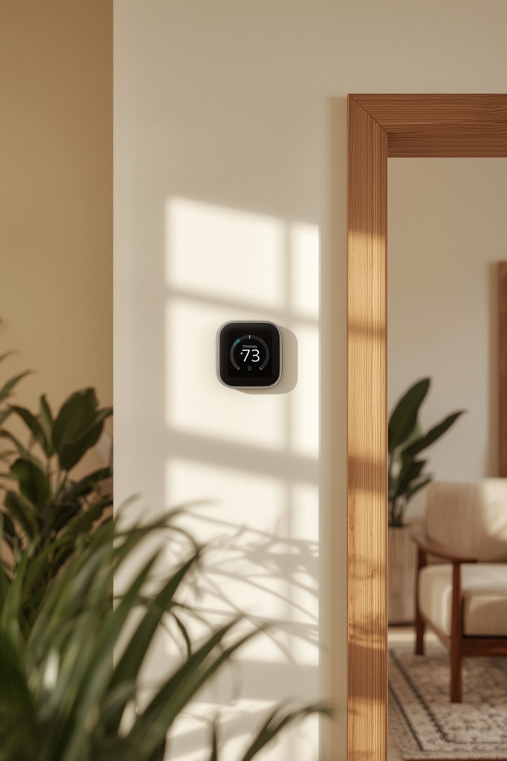 ecobee smart thermostat in action