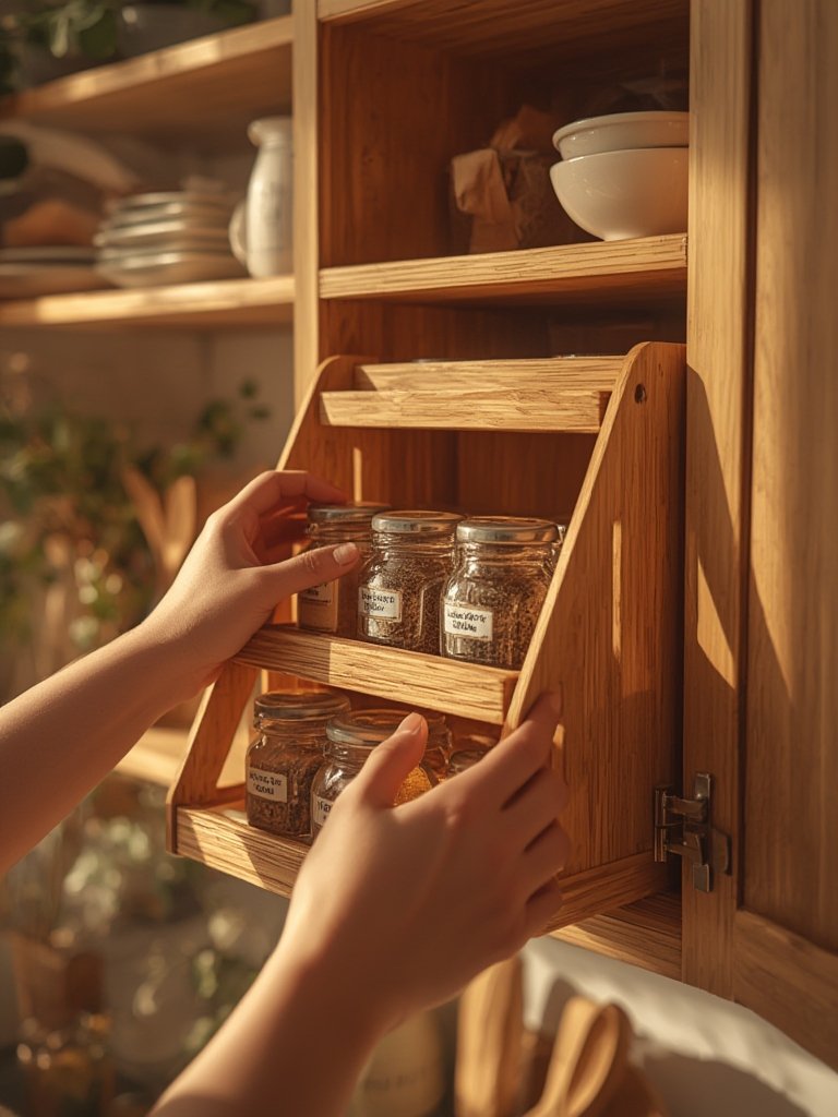 bamboo spice rack product view