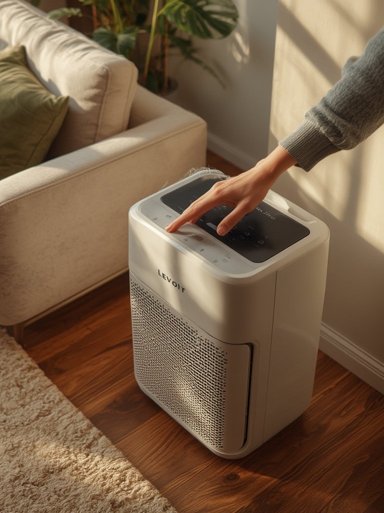levoit air purifier product view