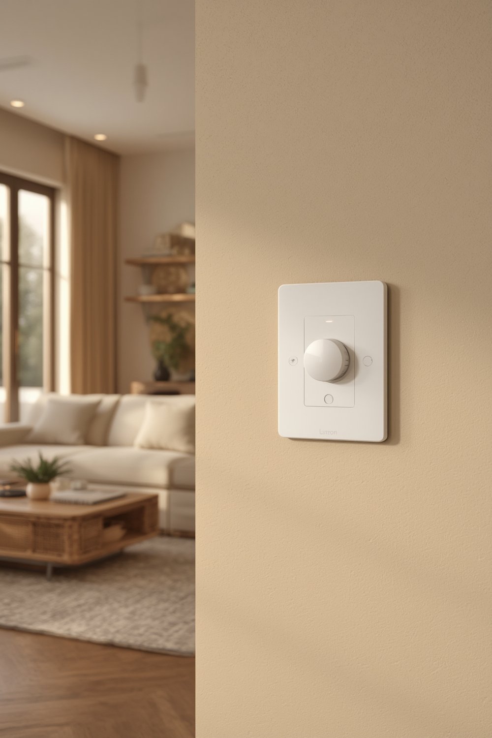 lutron caseta dimmer in action