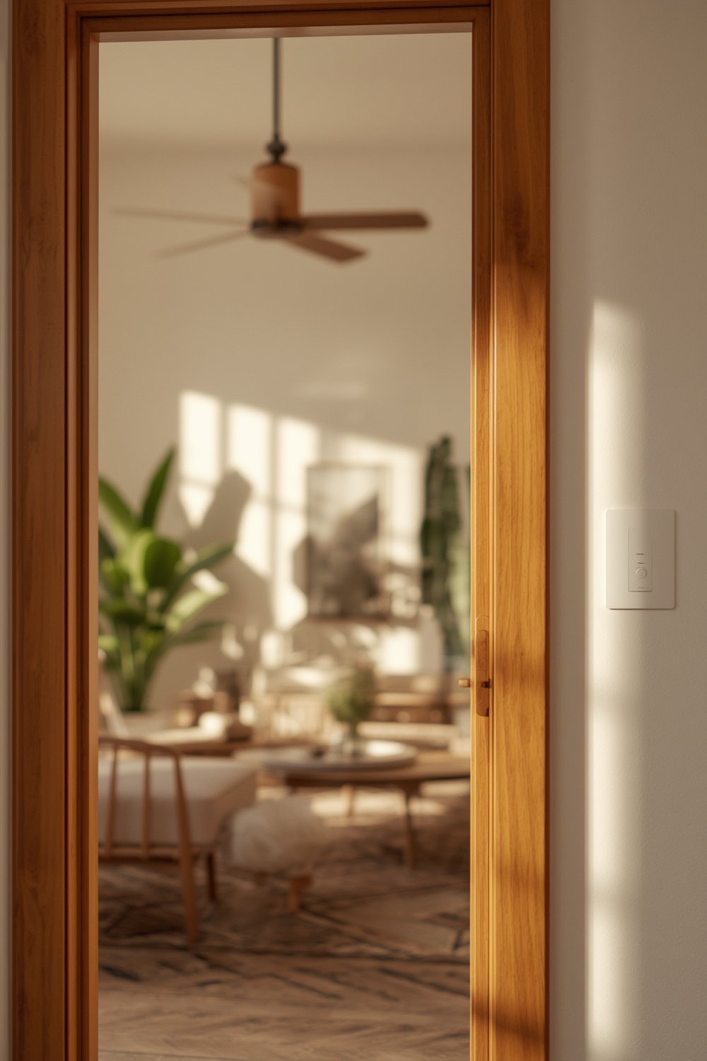 lutron caseta fan switch in action