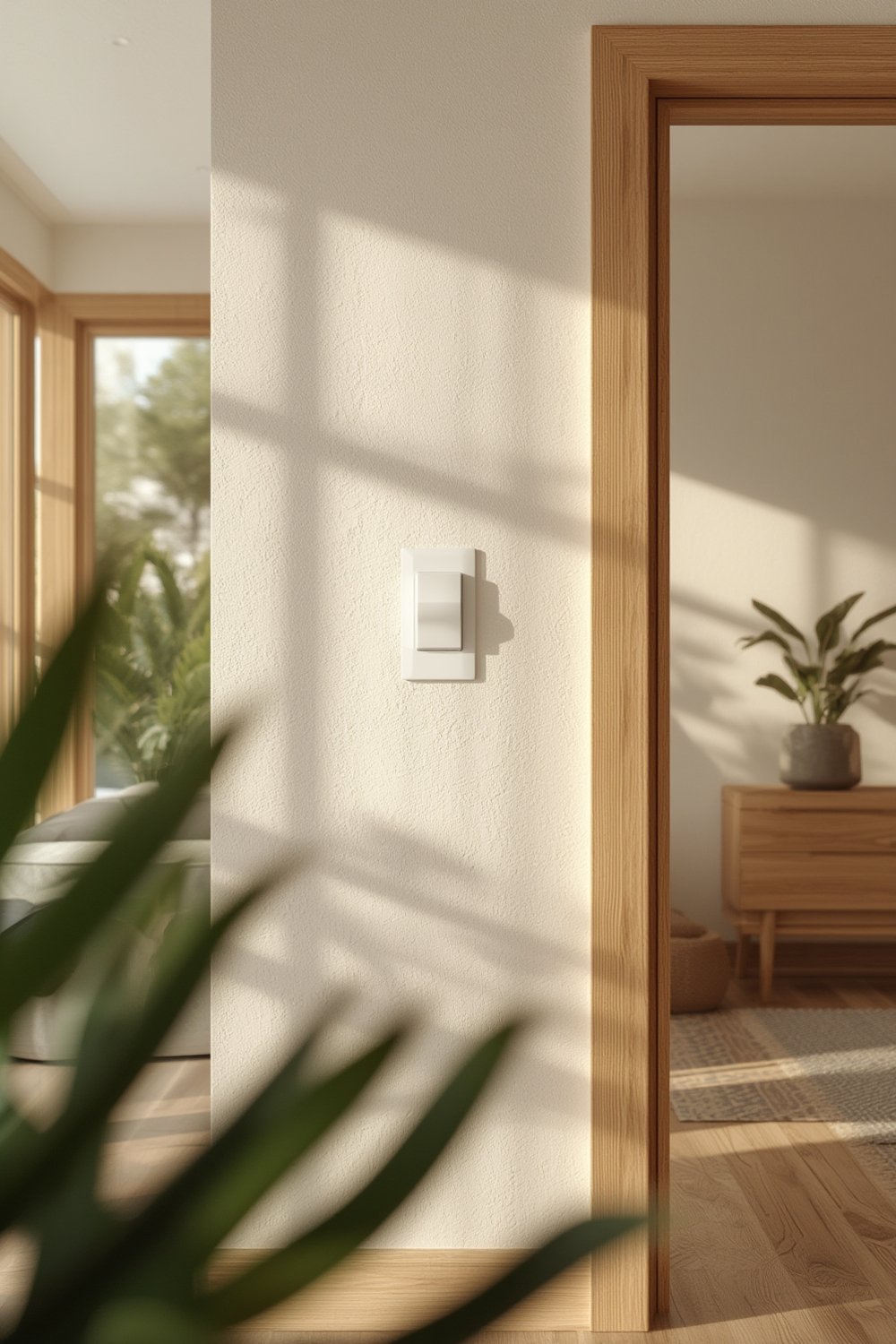 smart light switch in action