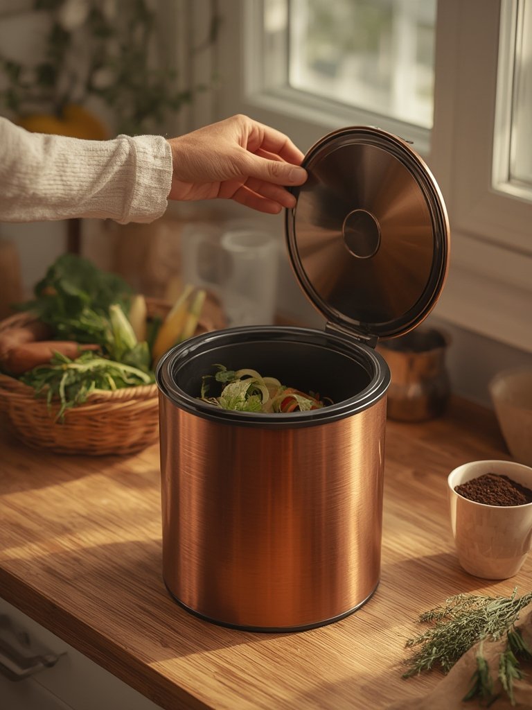 kitchen compost bin product view