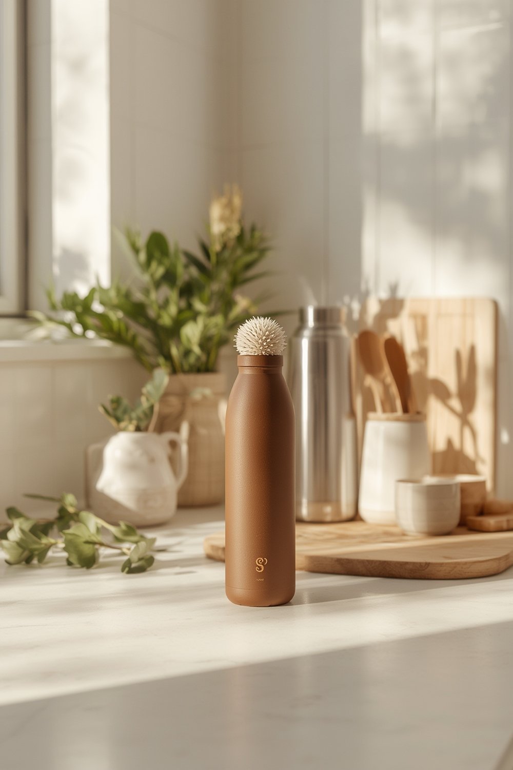 swell bottle brush in action